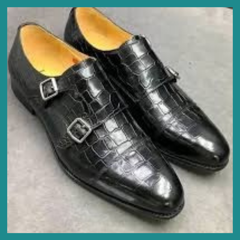 Chaussures Pointues à Motif en Relief pour Hommes – Élégance Décontractée au Style Américain