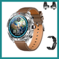 Montre Intelligente & Écouteurs Bluetooth Intégrés - L'innovation 2-en-1 qui combine élégance, performance et praticité dans un seul accessoire high-tech.