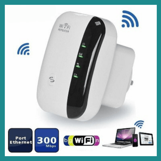 Répéteur WiFi Sans Fil 300Mbps – Le signal amplifié pour une connexion stable à longue portée