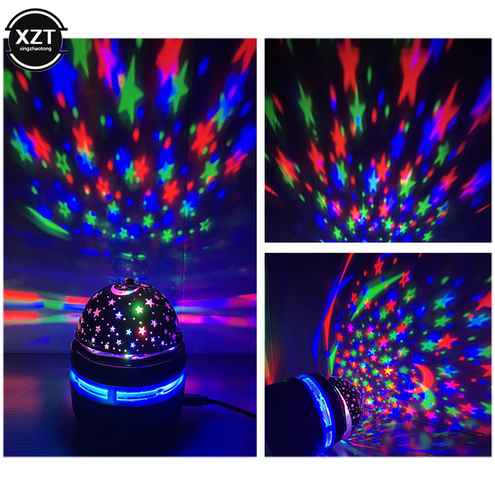 Lampe Projecteur Étoile USB 62 – Ambiance Magique pour Fêtes et Soirées