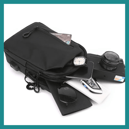 Sac Bandoulière Homme USB - Le compagnon high-tech qui allie style et praticité