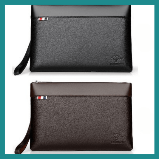 Pochette en Cuir de Grande Capacité pour Homme – Le luxe pratique pour votre téléphone et vos essentiels