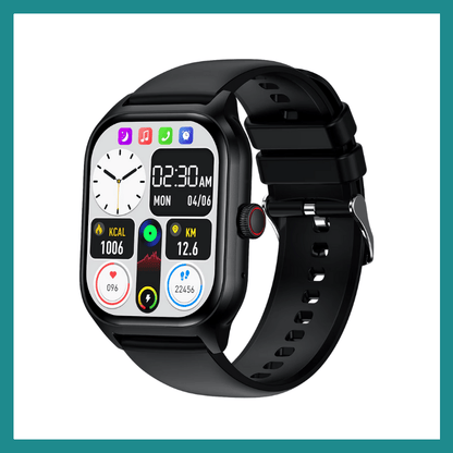 LT10 Smart Watch na 2.01 "Ecran HD, Bluetooth 5.0, Compatible na Android &amp; iOS, IP67 Imperméable – Suivi ya Fitness &amp; Kobenga.