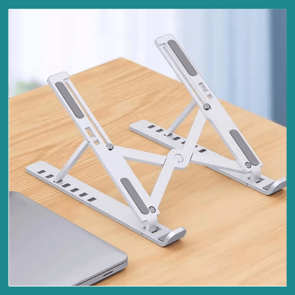 Stand ya ordinateur portable réglable universel, Base ya refroidissement pliable non-Ald, porte-porteur mpo na ordinateur portable, Macbook, Tablette, téléphone