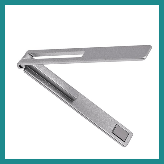 Pliable Porte-phone Cellulaire Ultra Mince Magnétique Métal Alliage Stand Bureau Porte-phone Cellulaire Universel Kickstand Telephone Stand