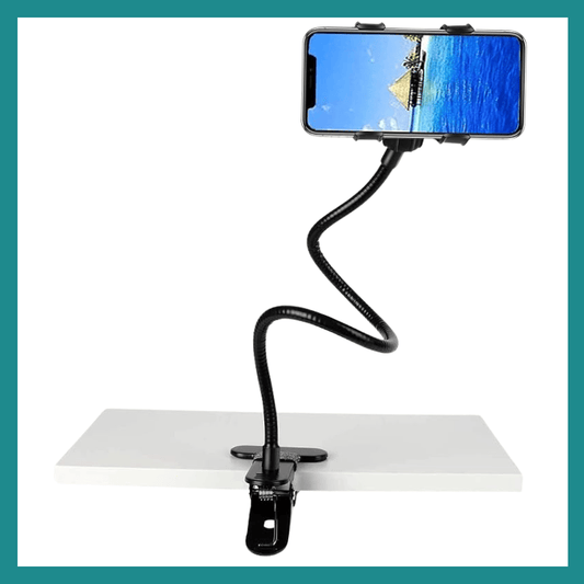 Paresseux Bedside Bureau Clip Porte-telefone Flexible Long Arm Telephone Mobile Stand mpo na Smartphone A1B9