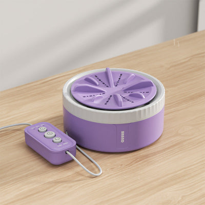 Mini Machine à Laver à 3 Vitesses avec Turbine Rotative, Portable, Sous-Vêtements, Chaussettes, Vêtements de Bébé