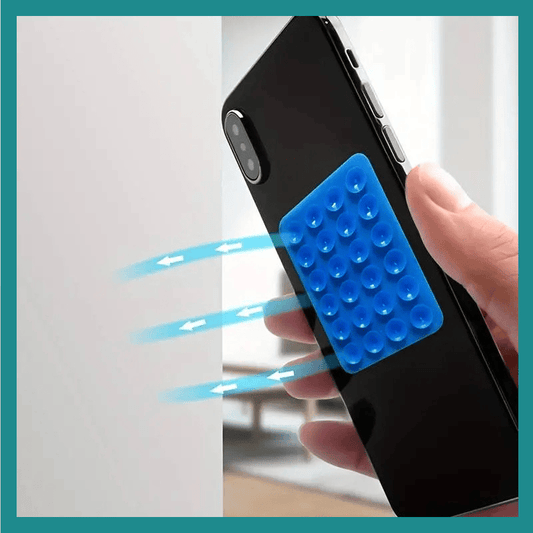 Tasse à aspirateur ya silicone Porte-telefone Montage na mur Carré Non-glissage Autocollant ya sima ya côté unique Polymères Multifonctionnels