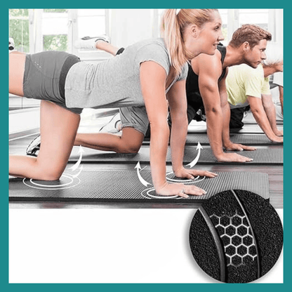 Polymères ya Yoga Coordonnant ya mibali, Extra Long, Fitness, Exercice, Pilates, Sports, Plancher, Ebongi pona ba gyms, Exercice na ndaku, 2m